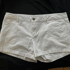 White volcom shorts